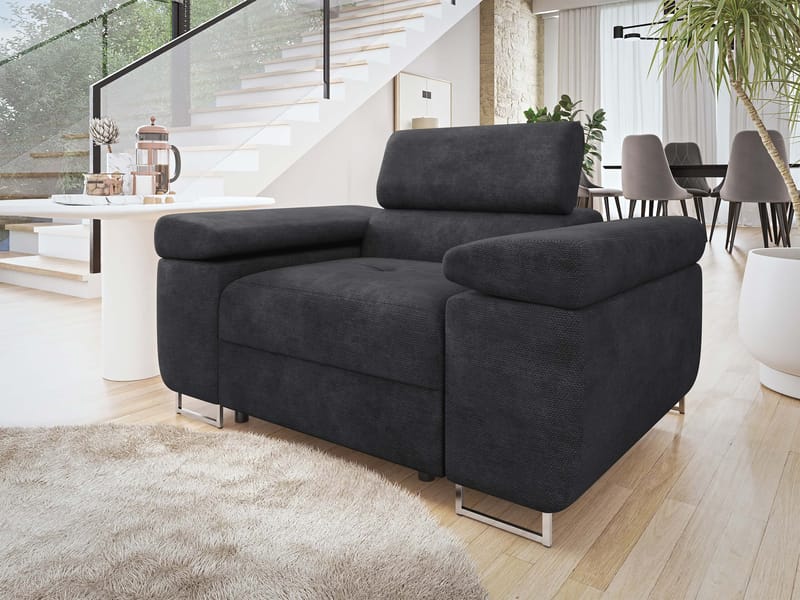 Gabina Lænestol - sort - Møbler - Stole & lænestole - Lænestole