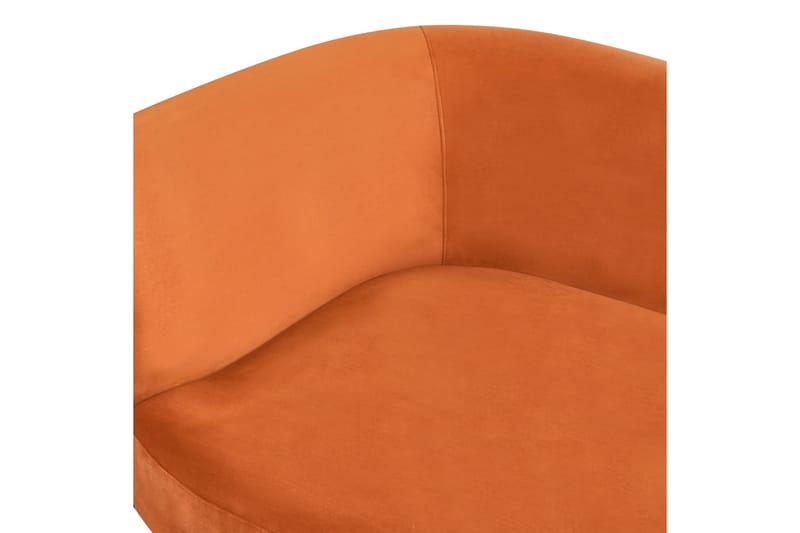 Gabriell Chaiselong 168 cm Venstre - Orange - Møbler - Stole & lænestole - Lænestole - Chaiselong lænestol & Divan lænesto