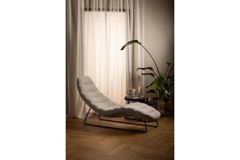 Greenmont Chaiselong 63 cm - Beige - Møbler - Stole & lænestole - Lænestole - Chaiselong lænestol & Divan lænesto