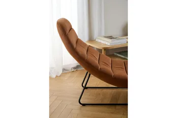 Greenmont Chaiselong 63 cm - Brun - Møbler - Stole & lænestole - Lænestole - Læderstol