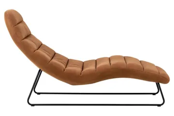 Greenmont Chaiselong 63 cm - Brun - Møbler - Stole & lænestole - Lænestole - Læderstol