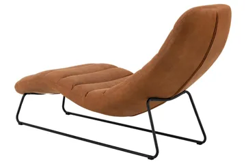 Greenmont Chaiselong 63 cm - Brun - Møbler - Stole & lænestole - Lænestole - Læderstol
