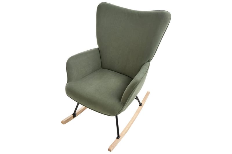 Gyngestol Arset Grønt/sort/lyst træ - Grønt/sort/lyst træ - Møbler - Stole & lænestole - Lænestole