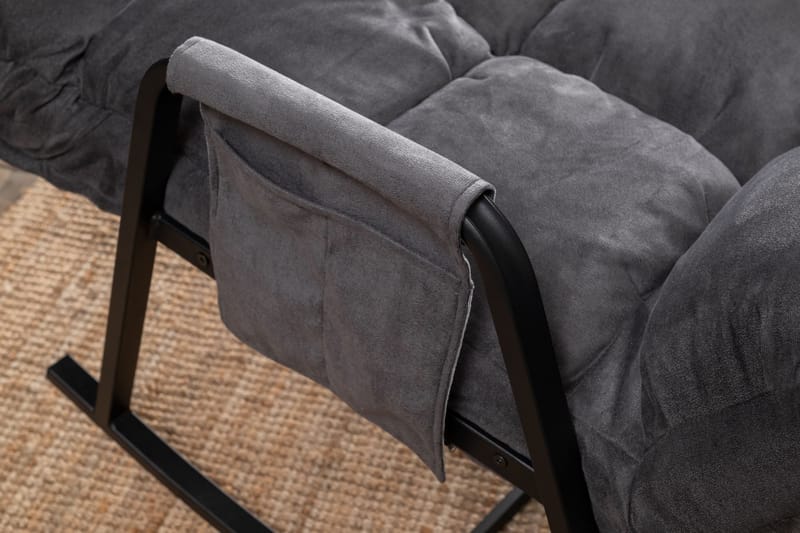 Gyngestol Atelier Del Sofa Lena Single (60 x 60 x 70 cm) Grå - Møbler - Stole & lænestole - Lænestole