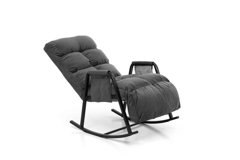 Gyngestol Atelier Del Sofa Lena Single (60 x 60 x 70 cm) Grå - Møbler - Stole & lænestole - Lænestole