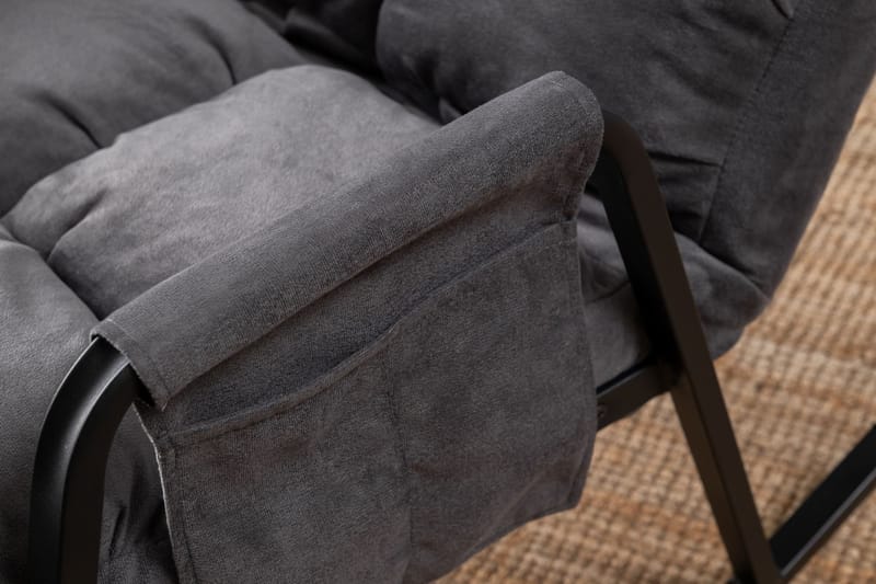 Gyngestol Atelier Del Sofa Lena Single (60 x 60 x 70 cm) Grå - Møbler - Stole & lænestole - Lænestole