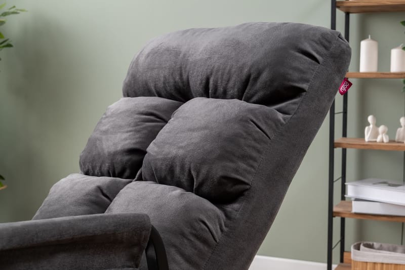 Gyngestol Atelier Del Sofa Lena Single (60 x 60 x 70 cm) Grå - Møbler - Stole & lænestole - Lænestole