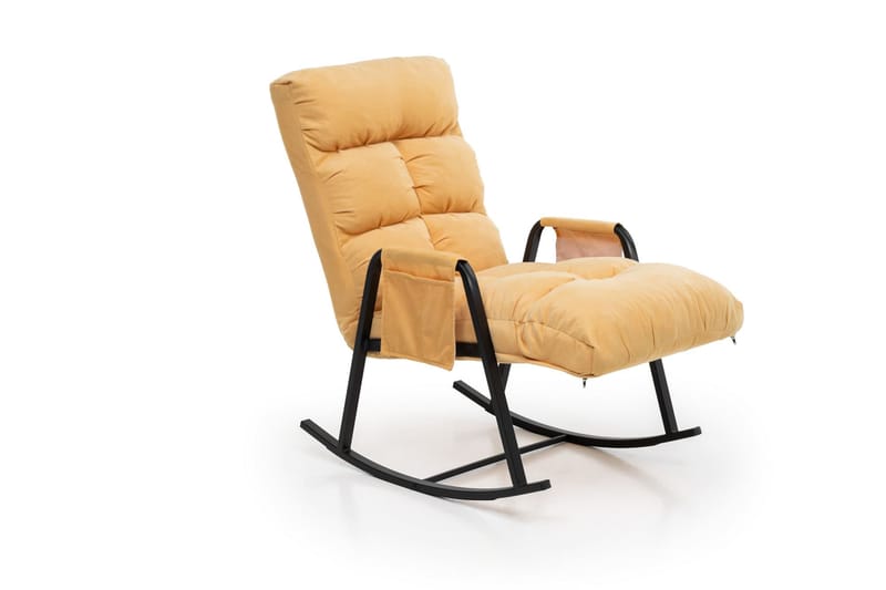 Gyngestol Atelier Del Sofa Lena Single (60 x 60 x 70 cm) Sennep - Møbler - Stole & lænestole - Lænestole