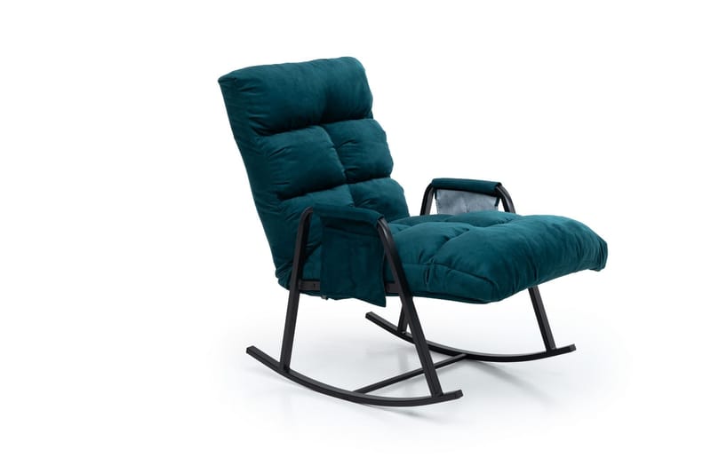 Gyngestol Atelier Del Sofa Lena Single (60 x 60 x 70 cm) Petrol Green - Møbler - Stole & lænestole - Lænestole