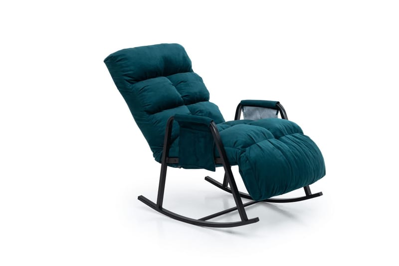 Gyngestol Atelier Del Sofa Lena Single (60 x 60 x 70 cm) Petrol Green - Møbler - Stole & lænestole - Lænestole