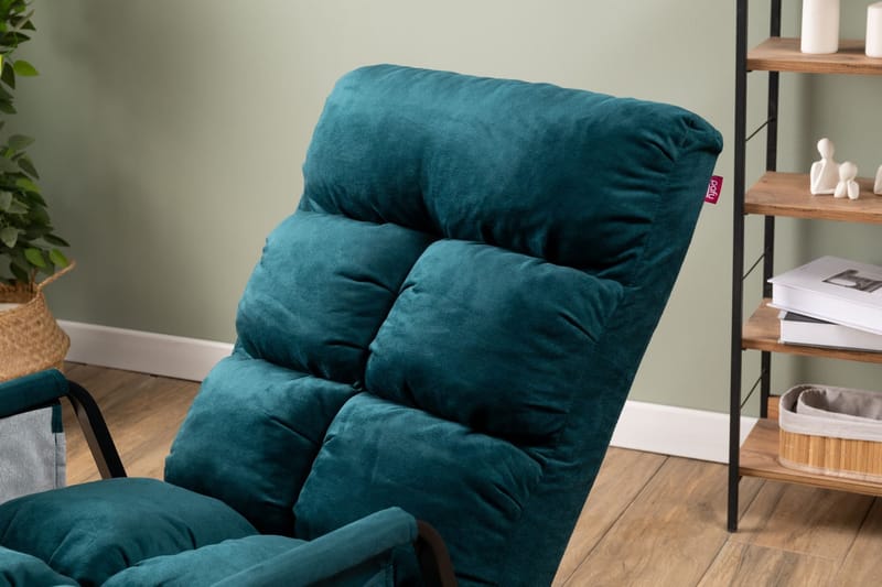 Gyngestol Atelier Del Sofa Lena Single (60 x 60 x 70 cm) Petrol Green - Møbler - Stole & lænestole - Lænestole