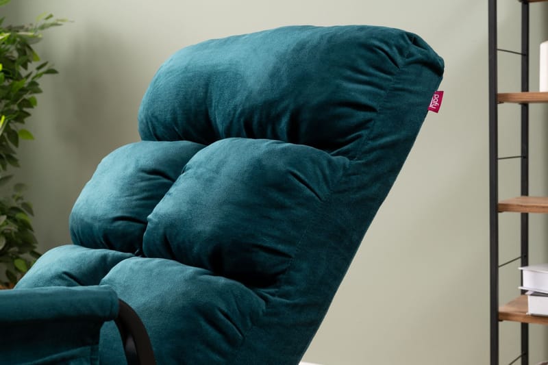 Gyngestol Atelier Del Sofa Lena Single (60 x 60 x 70 cm) Petrol Green - Møbler - Stole & lænestole - Lænestole