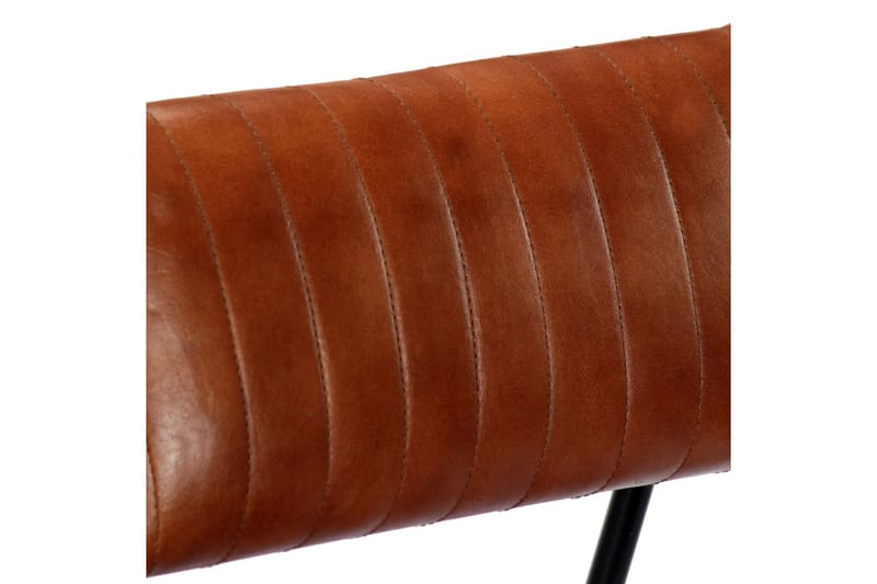 Gyngestol Brun Ægte Læder - Brun - Møbler - Stole & lænestole - Lænestole