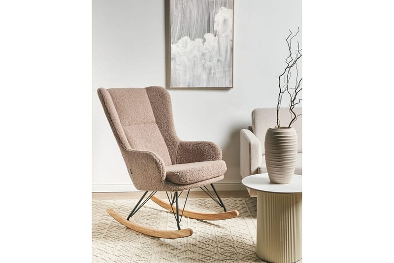 Gyngestol Luoma - Beige, sort, brun - Møbler - Stole & lænestole - Lænestole