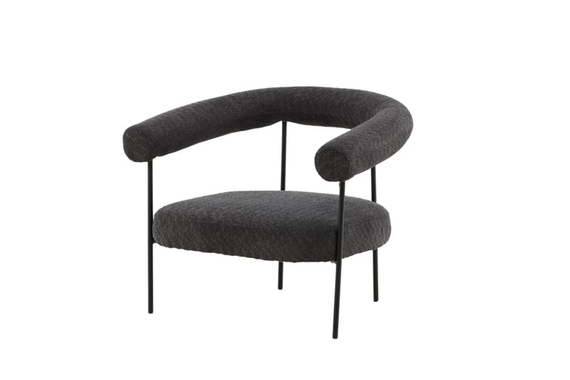 Hökåsen x Josefin Lustig Lænestol, Sort/Mørkegrå