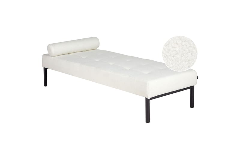 Hagerso Chaiselong 178 cm - Sort/Hvid - Møbler - Sofaer - Daybed