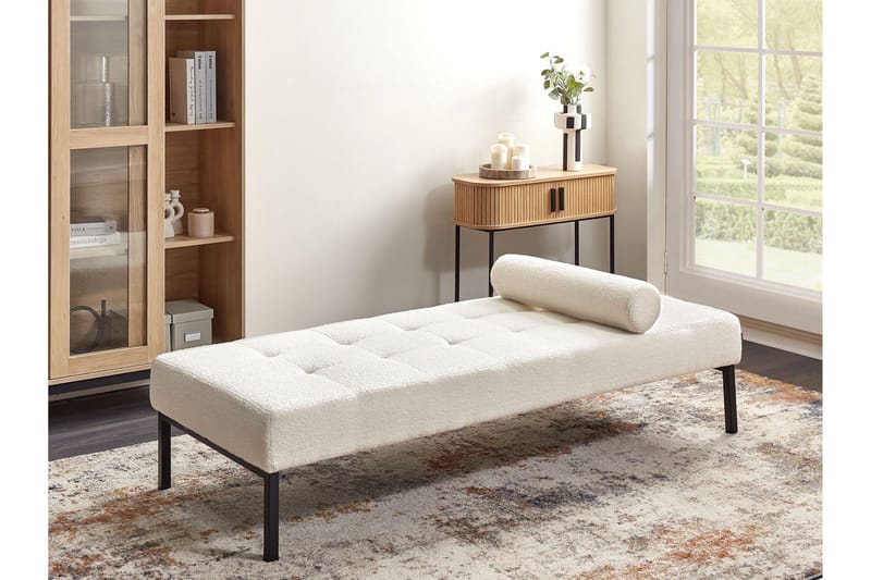 Hagerso Chaiselong 178 cm - Sort/Hvid - Møbler - Sofaer - Daybed