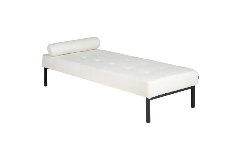 Hagerso Chaiselong 178 cm, Sort/Hvid