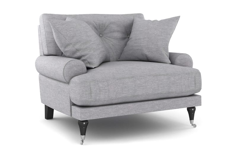 Andrew Lænestol - Lysegrå/Krom - Møbler - Stole & lænestole - Lænestole - Howard lænestol