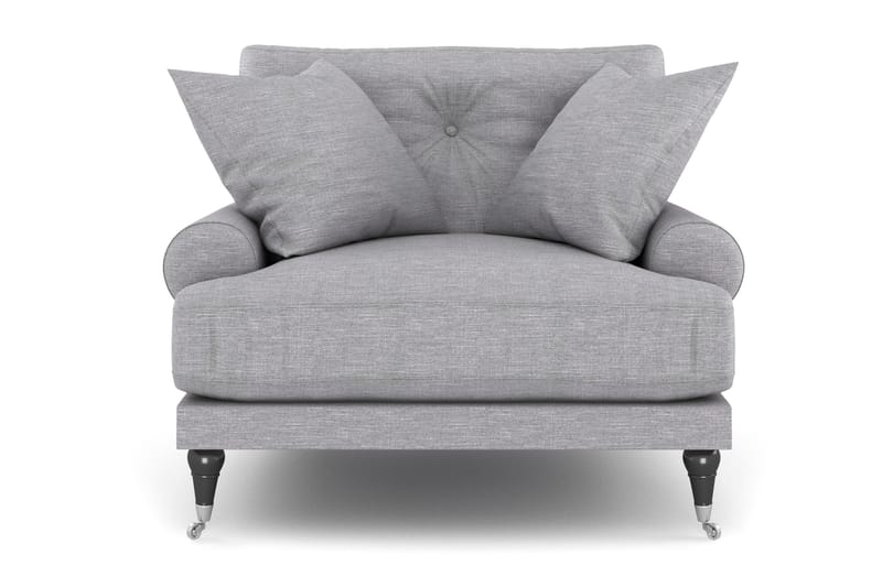 Andrew Lænestol - Lysegrå/Krom - Møbler - Stole & lænestole - Lænestole - Howard lænestol