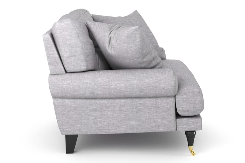 Andrew Lænestol - Lysegrå/Messing - Møbler - Stole & lænestole - Lænestole - Howard lænestol