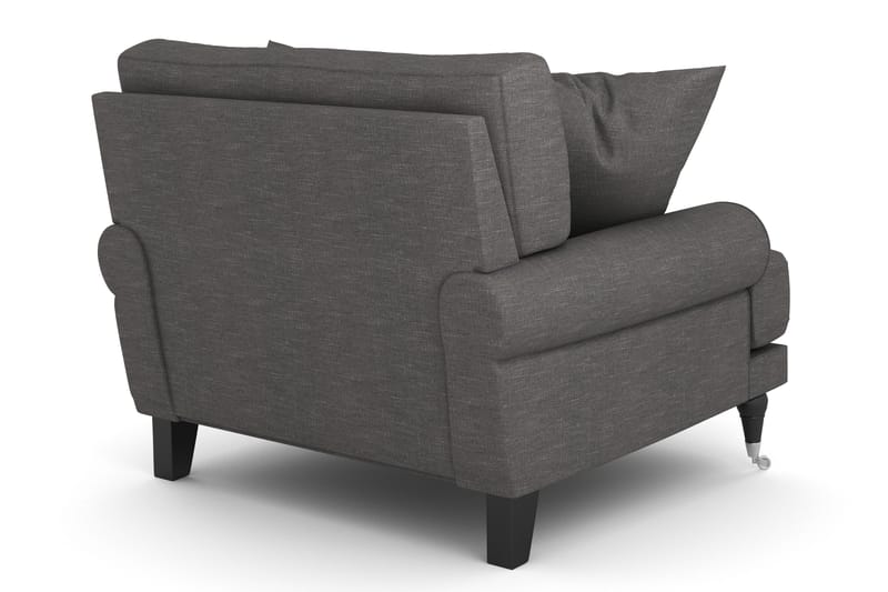 Andrew Lænestol - Mørkegrå/Krom - Møbler - Stole & lænestole - Lænestole - Howard lænestol