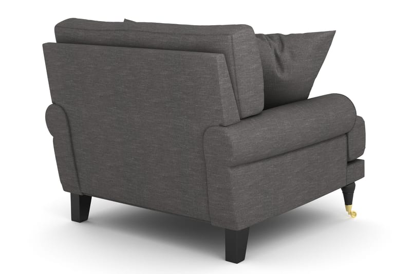 Andrew Lænestol - Mørkegrå/Messing - Møbler - Stole & lænestole - Lænestole - Howard lænestol