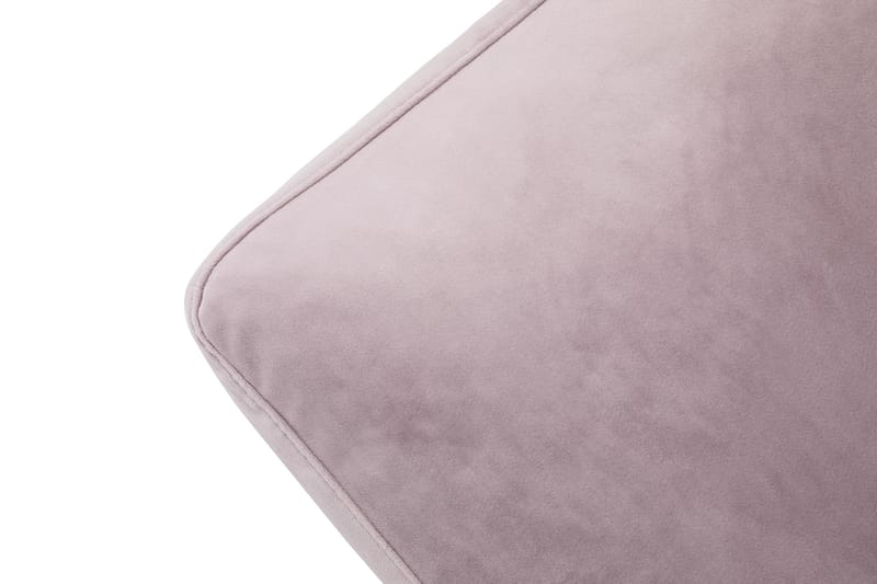 Andrew Lænestol med Puf Velour - Lilla/Krom - Møbler - Stole & lænestole - Lænestole - Howard lænestol