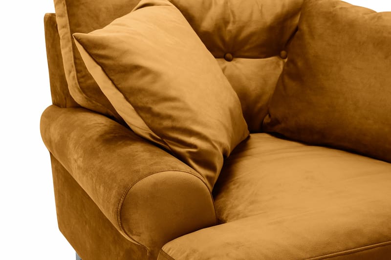 Andrew Lænestol Velour - Amber/Messing - Møbler - Stole & lænestole - Lænestole - Howard lænestol