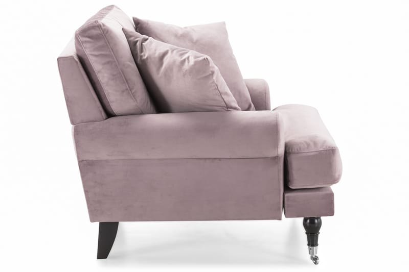 Andrew Lænestol Velour - Lilla/Krom - Møbler - Stole & lænestole - Lænestole - Howard lænestol