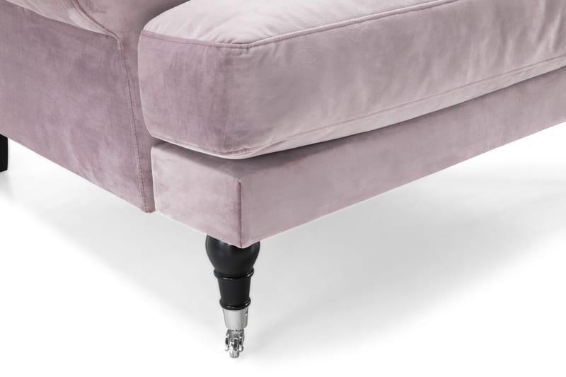 Andrew Lænestol Velour - Lilla/Krom - Møbler - Stole & lænestole - Lænestole - Howard lænestol