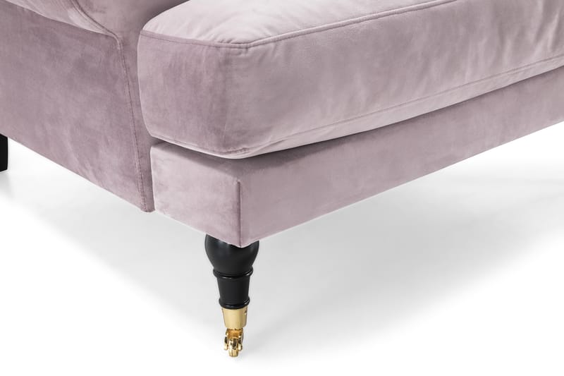 Andrew Lænestol Velour - Lilla/Messing - Møbler - Stole & lænestole - Lænestole - Howard lænestol