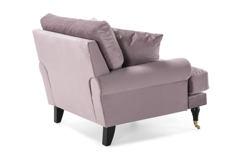 Andrew Lænestol Velour - Lilla/Messing - Møbler - Stole & lænestole - Lænestole - Howard lænestol