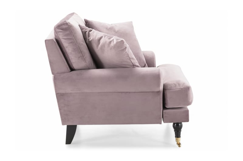 Andrew Lænestol Velour - Lilla/Messing - Møbler - Stole & lænestole - Lænestole - Howard lænestol