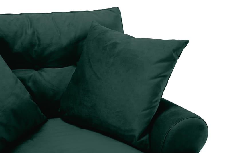 Andrew Lænestol Velour - Mørkegrøn/Messing - Møbler - Stole & lænestole - Lænestole - Howard lænestol