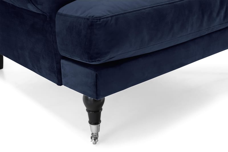 Andrew Lænestol Velour - Midnatsblå/Krom - Møbler - Stole & lænestole - Lænestole - Howard lænestol