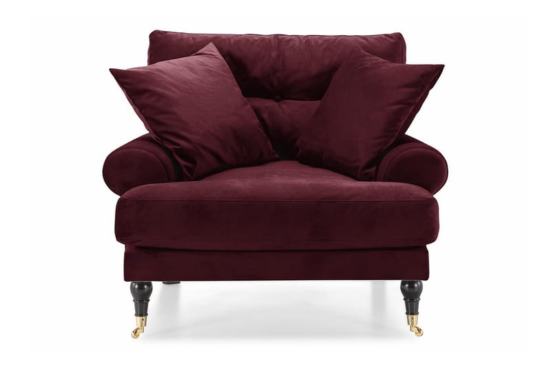 Andrew Velourlænestol - Lilla/Messing - Møbler - Stole & lænestole - Lænestole - Howard lænestol