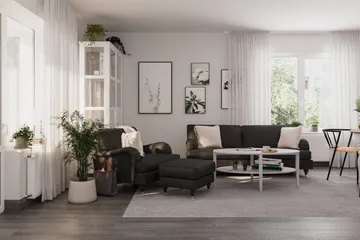 Howard Classic Lænestol - Mørkegrå - Møbler - Stole & lænestole - Lænestole - Howard lænestol