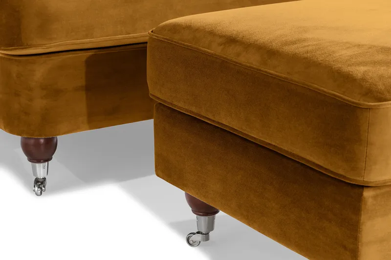 Howard Riviera Lænestol med Fodskammel - Amber - Møbler - Stole & lænestole - Lænestole - Howard lænestol