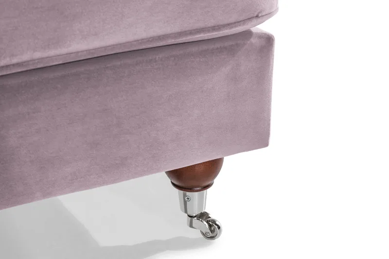 Howard Riviera Lænestol med Fodskammel - Lilla - Møbler - Stole & lænestole - Lænestole - Howard lænestol