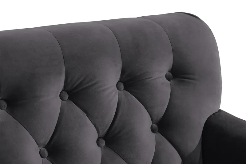 Howard Riviera Lænestol med Fodskammel - Mørkegrå - Møbler - Stole & lænestole - Lænestole - Howard lænestol