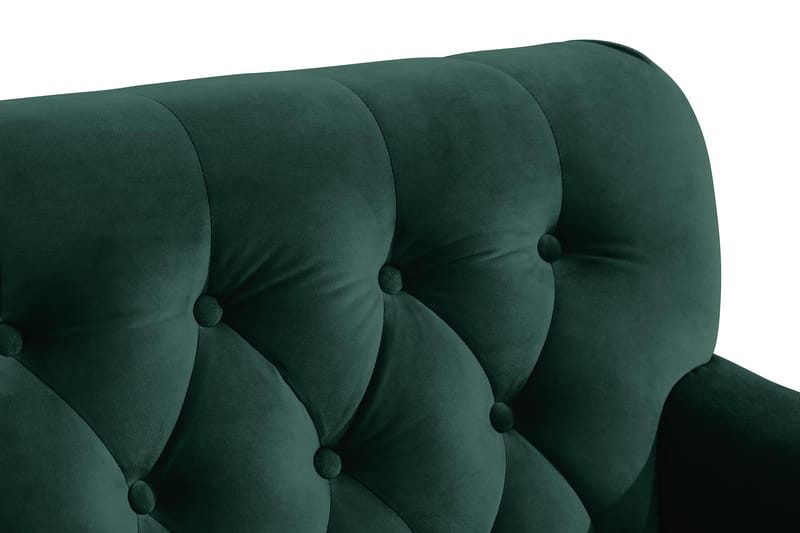 Howard Riviera Lænestol med Fodskammel - Mørkegrøn - Møbler - Stole & lænestole - Lænestole - Howard lænestol