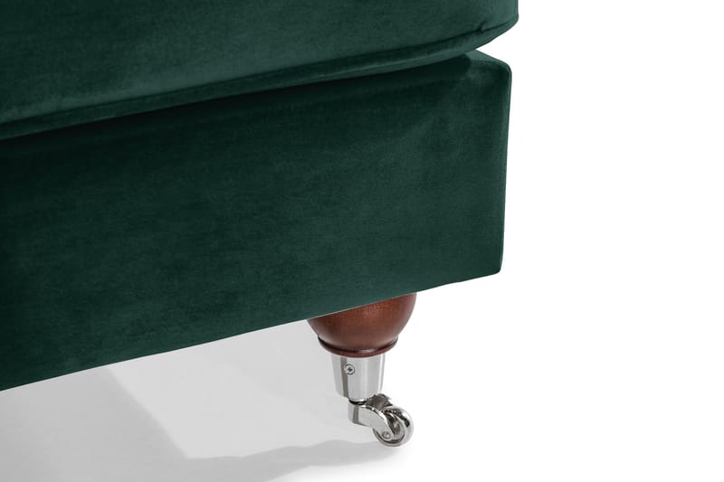 Howard Riviera Lænestol med Fodskammel - Mørkegrøn - Lænestol med fodskammel - Howard lænestol