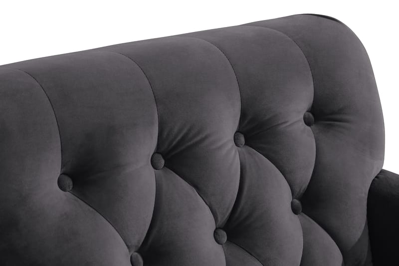 Howard Riviera Lænestol Velour - Mørkegrå - Møbler - Stole & lænestole - Lænestole - Howard lænestol