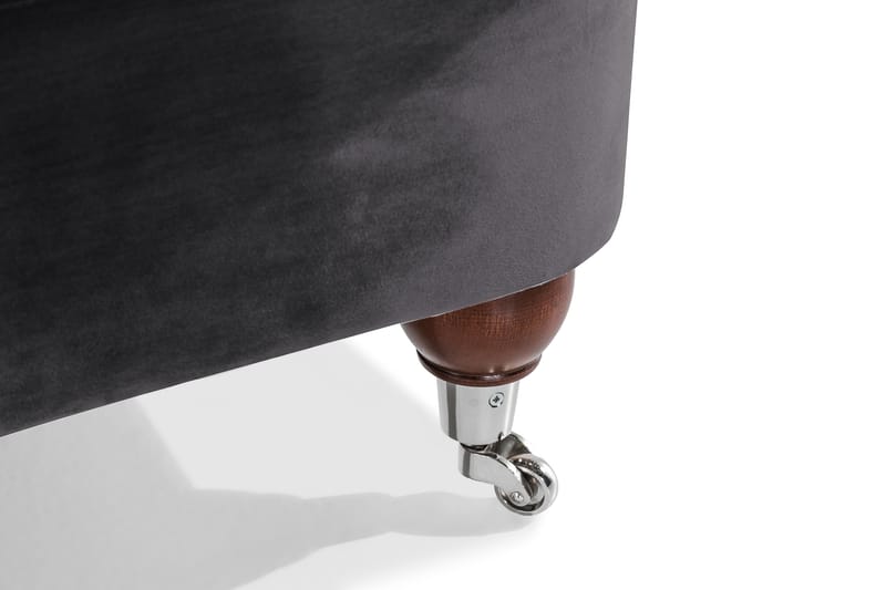 Howard Riviera Lænestol Velour - Mørkegrå - Møbler - Stole & lænestole - Lænestole - Howard lænestol