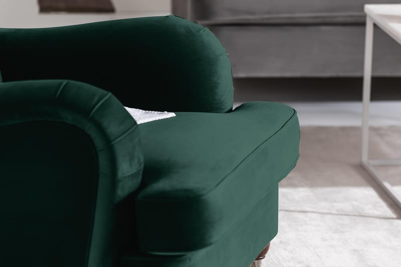 Howard Riviera Lænestol Velour - Mørkegrøn - Møbler - Stole & lænestole - Lænestole - Howard lænestol