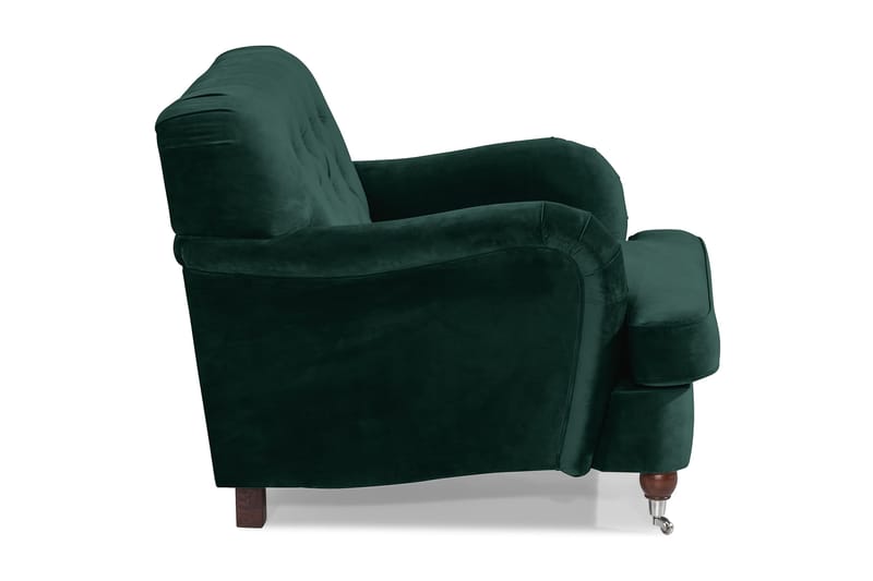 Howard Riviera Lænestol Velour - Mørkegrøn - Møbler - Stole & lænestole - Lænestole - Howard lænestol