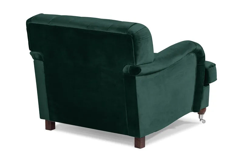 Howard Riviera Lænestol Velour - Mørkegrøn - Møbler - Stole & lænestole - Lænestole - Howard lænestol