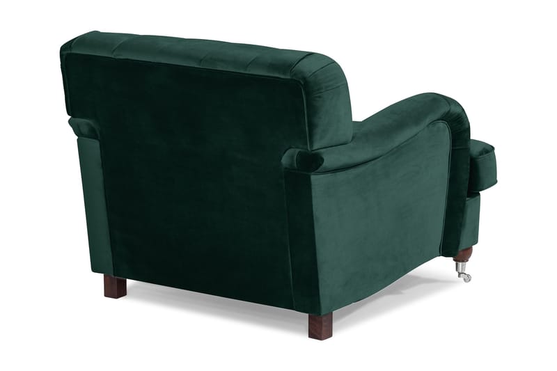 Howard Riviera Lænestol Velour - Mørkegrøn - Møbler - Stole & lænestole - Lænestole - Howard lænestol
