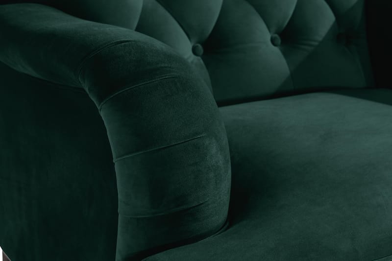 Howard Riviera Lænestol Velour - Mørkegrøn - Møbler - Stole & lænestole - Lænestole - Howard lænestol